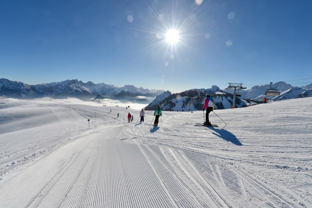 gruppen skifahren
